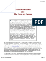 Noah's Drunkenness and The Curse On Canaan