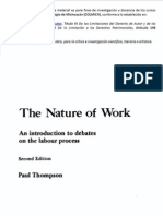 The Nature of Work. An Introduction To Debates On The Labour Process Cap. 2-3