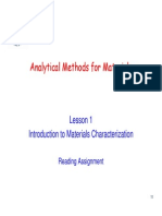 Introduction To Materials Characterization PDF