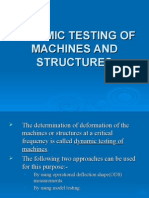 Dynamic Testing of Machines and Structures