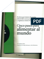 Cinco Pasos para Alimentar El Futuro. Por Jonathan Foley