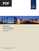 Crest Nicholson Holdings Annual Report (2009)