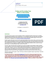 Dissertation Thesis Guide