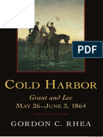 Cold Harbor. Grant and Lee. May 26-June 3, 1964 (Louisiana State Univ.)