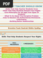 What Every Teacher Should Know