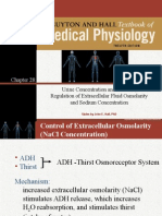 Urine Concentration and Dilution Regulation of Extracellular Fluid Osmolarity and Sodium Concentration