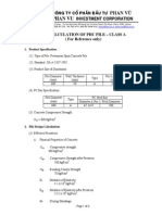 The Calculation of PHC Pile - 600-800-A