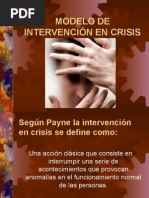 Modelo de Intervencion en Crisis