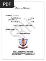 Tokamek PLASMA PHYSICS