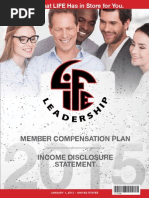 Dersh: Member Compensation Plan Income Disclosure Statement