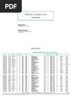 Weekly Bond List