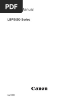 Canon I-Sensys LBP 5050 Service Manual