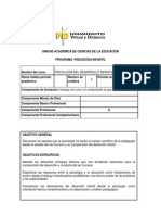 Microcurriculo Psicologia Del Desarrollo Infantil