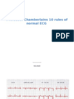 Professor Chamberlains 10 Rules of Normal ECG