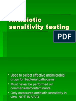 Antibiotic Sensitivity Testing