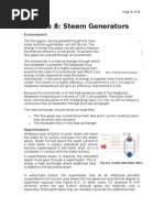 Lecture 8: Steam Generators: Fig. 8.1: A Shell Boiler With An Economizer