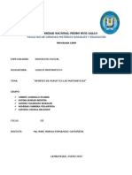 Trabajo de Aportes de Piaget en Las Matematicas