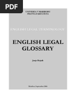 English Legal Glossary