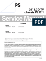 Philips 26pfl4507 Chassis Pl12.1 Service Manual