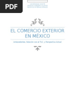 El Comercio Exterior en Mexico