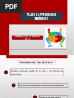 Actividades Del Taller de Aprendizaje Sinérgico