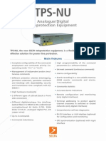 TPS-NU - Analogue Digital Protection Equipment