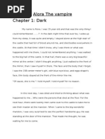 Alora The Vampire Chapter 1: Dark