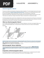 Electromagnetic Waves: Vina P. Hipolito Iv-Silvestre Assignment )