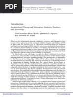 Sociocultural Theory and Education: Students, Teachers, and Knowledge