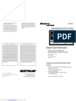 Sunpro Cp7605 Operating Instructions