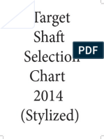 2014 Easton Target Shaft Selection Chart-Stylized