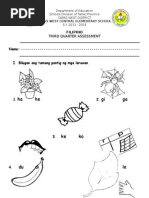 Ha He Gi Ga: Third Quarter Assessment