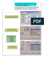 Uploading and Downloading Programs Using A Laptop Computer