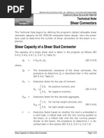 Shear Connectors Design