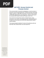 SAP GRC - Access Control and Process Control