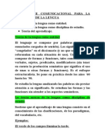 El Enfoque Comunicacional para La Enseñanza de La Lengua