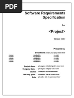 Software Requirements Specification