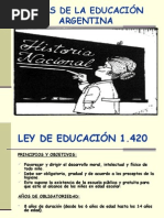 Leyes Educativas en Argentina