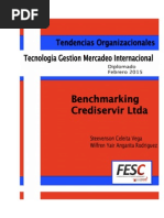 Aplicación de Modelo Benchmarking A La Cooperativa de Ahorro y Crédito Crediservir en La Ciudad de Ocaña