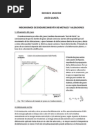 Mecanismos de Endurecimiento de Metales y Aleaciones