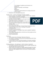 Geopolitical Impact of Changes in Patterns and Trends in Oil