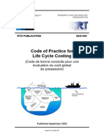 Code of Practice For Life Cycle Costing NATO RTO 2009