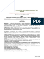 Reglamento de La Ley de Edificaciones para El Municipio de Ensenada