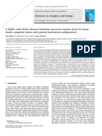 Thick Plate Shear Deformation