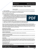 Graduate Resume and Curriculum Vitae Guide