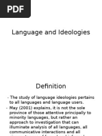 Language and Ideologies