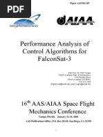 Performance Analysis of Contol Algorithms For FalconSat-3 - Vergez