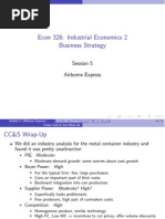 Econ 326: Industrial Economics 2 Business Strategy: Session 5 Airborne Express