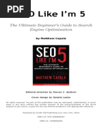 SEO Like I'm 5: The Ultimate Beginner's Guide To Search Engine Optimization