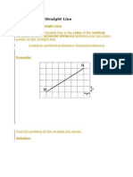 CHP 5 Gradient of A Straight Line